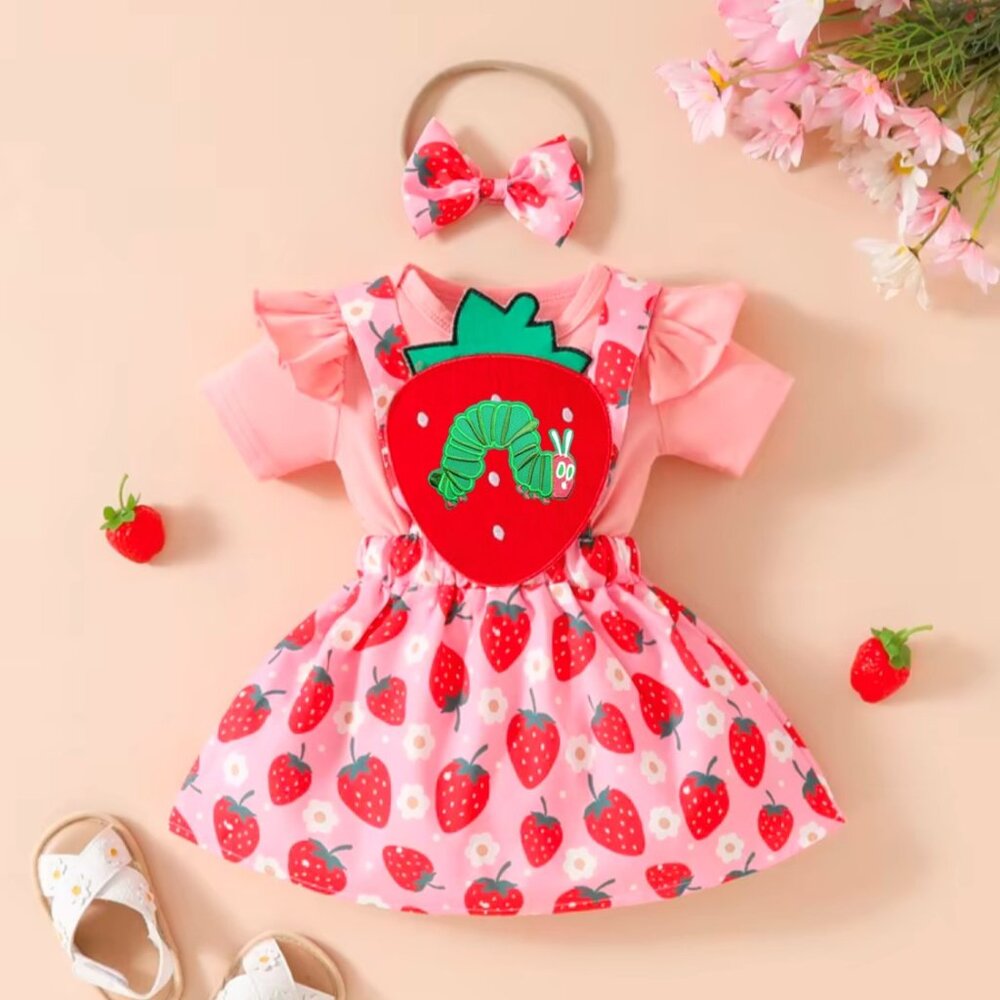 The Very Hungry Caterpillar Dress Jumpsuit First Birthday Bodysuit clothes